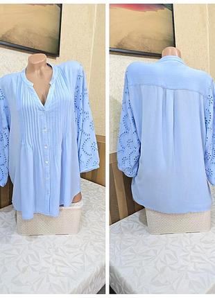 Вискозная блуза. cotton.