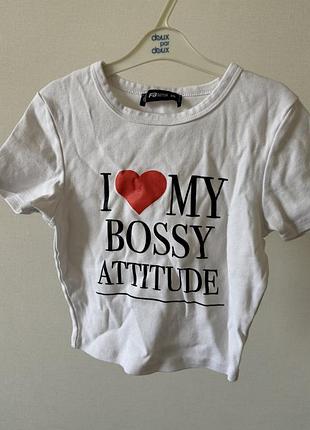 Топ i love my bossy attitude i❤️ my bossy attitude new yorker