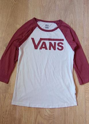 Футболка женская рукав 3/4 vans