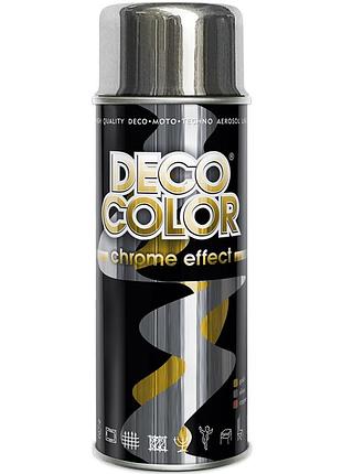 Хром аэрозольная краска decocolor серебро 400 мл