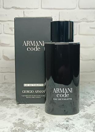 Розпив! оригінал 100%. чоловіча туалетна вода giorgio armani code (джорджіо армані код) 3,5,10,15,20 мл 15 мл