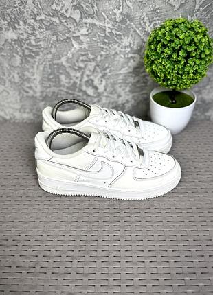 Nike air force 1 кроссовки 39 размер кожаные спортивные белые