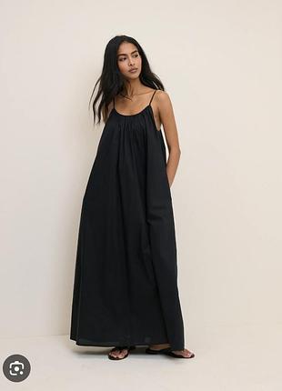 Льняное платье h&amp;m
