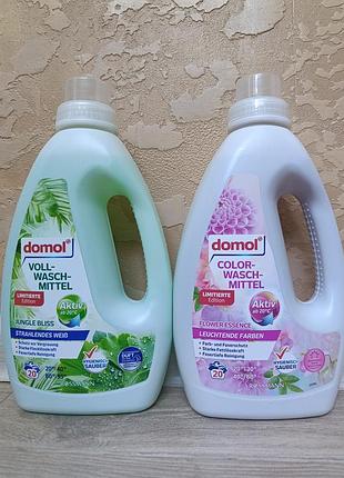 Гели для стирки одежды domol vollwaschmittel i colorwashmittel, 1.1 л