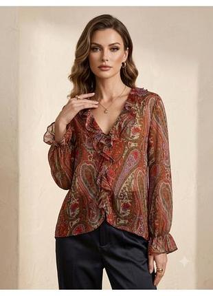 Шифонова блуза zara