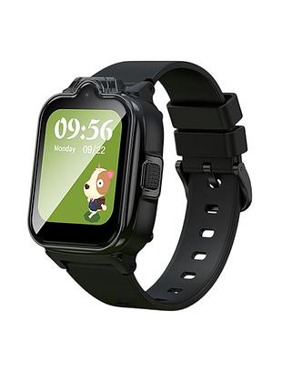 Детские смарт-часы hoco y104 42mm. sim 4g. wi-fi. 700 mah. ip65 black