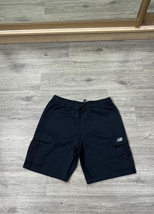 Шорты карго new balance оригинал синие мужские