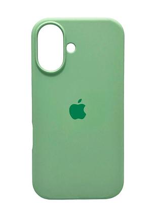 Чохол для смартфона silicone full case aa open cam for apple iphone 16 51,avokado green (fullopenaai16-51)