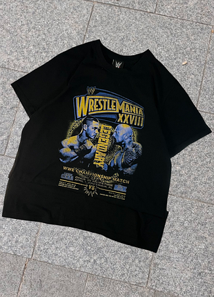 (s) футболка wwe з леендарним мейн-івентом wrestlemania 28 між скелею та джоном сіною the rock john cena