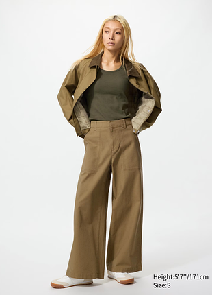 Брюки универсальные хлопковые uniqlo