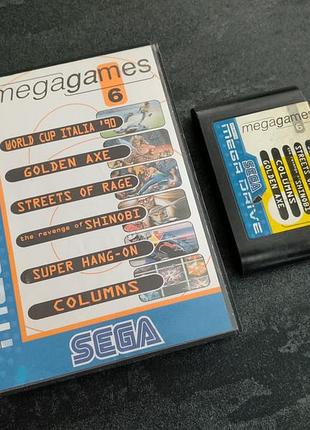 Картридж megagames 6 (sega mega drive)