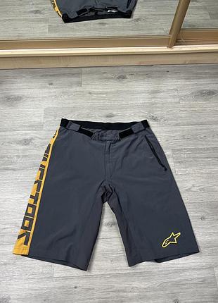 Профессиональные велошорты alpinestars оригинал серые мужские