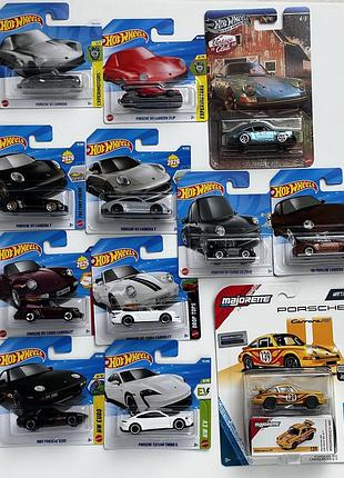Набір hot wheels i majorete porshe