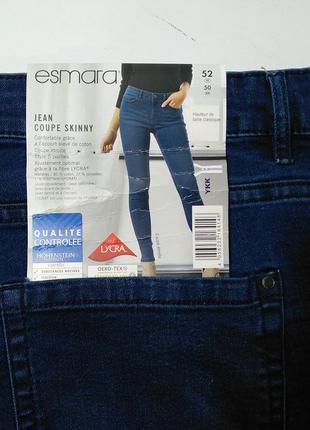 Женские зауженные синие джинсы 52eur,esmara2 фото