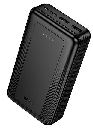 Зовнішній акумулятор hoco j165a honey power bank(20000mah) black (6942007666305)