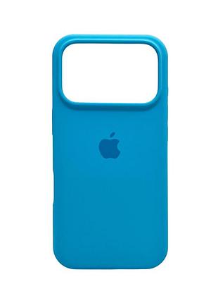 Чохол для смартфона silicone full case aa open cam for apple iphone 17 pro max 44,light blue