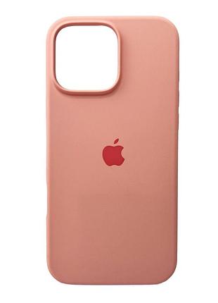 Чохол для смартфона silicone full case aa open cam for apple iphone 16 pro max 37,grapefruit