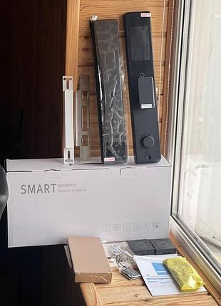 Дверний замок (smart fingerprint) 2 сенсорами, паролем 2 акб ms64 (6)