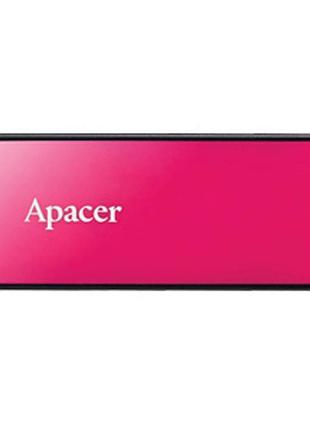Флеш-накопичувач apacer usb 2.0 ah334 32gb pink (ap32gah334p-1)