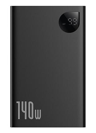Зовнішній акумулятор baseus adaman digital display fast charge power bank 24000mah 140w cluster black (p10021508113-00)