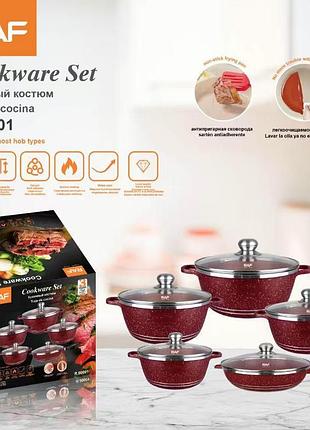 Набір посуду -каструль r.80001 4pcs/set raf (4)