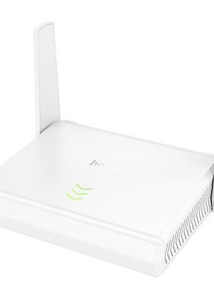 Маршрутизатор hoco hi36 wifi4 wireless router white (6942007669580)