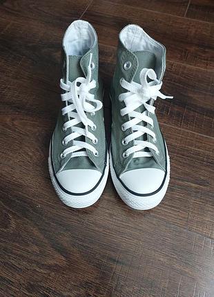 Кеды converse оливковые