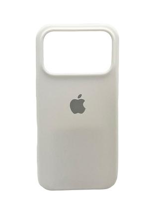 Чохол для смартфона silicone full case aa open cam for apple iphone 17 pro 8,white (fullopeaai17p-8)