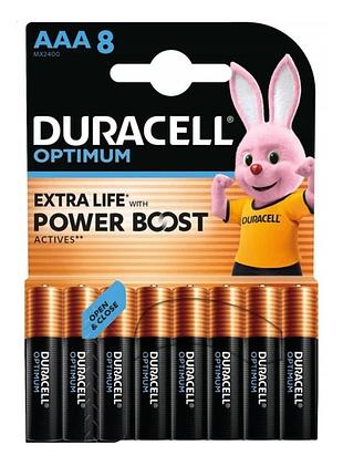 Батарейка duracell lr3/aaa optimum (8шт) (5000394158962)