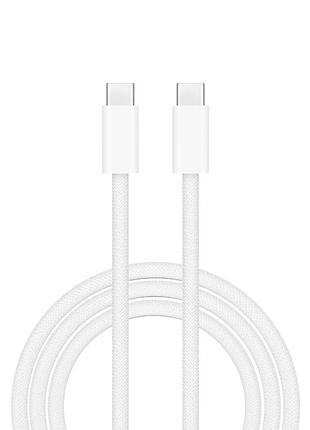 Кабель wiwu classic 60w braided charging кабель wiwu cable wi-c032 c-c (6976195098334)