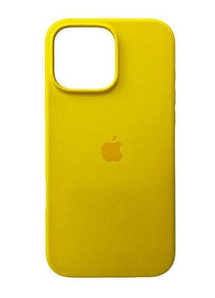 Чохол для смартфона silicone full case aa open cam for apple iphone 16 pro 56,sunny yellow (fullopeaai16p-56)