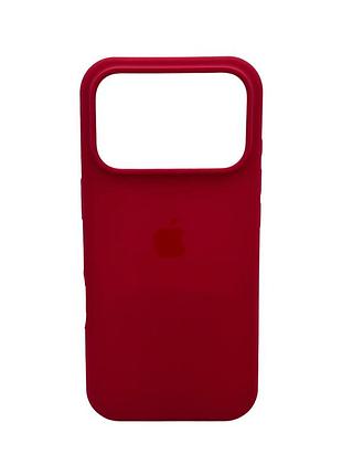 Чохол для смартфона silicone full case aa open cam for apple iphone 17 pro max 21,rose red (fullopeaai17pm-21)