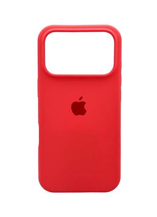 Чохол для смартфона silicone full case aa open cam for apple iphone 17 pro max 18,peach