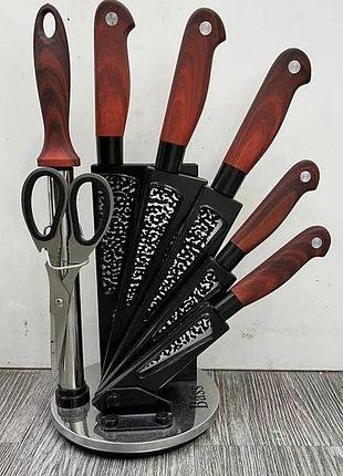 Набір ножів kitchen knifeb12418¶ (12)