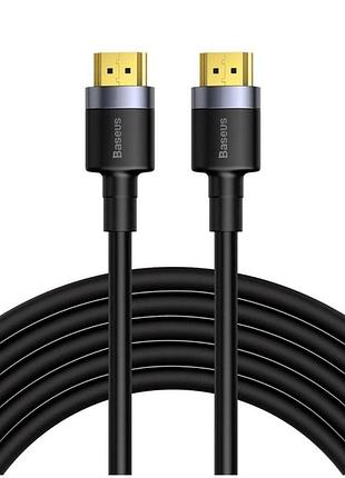 Кабель baseus cafule 4khdmi male to 4khdmi male adapter cable 5m black (cadklf-h01)