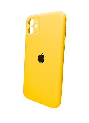 Чохол для смартфона silicone full case aa camera protect for apple iphone 11 pro max кругл 56,sunny yellow (fullaakpi11pm-56)