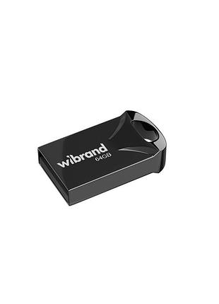 Флеш-накопитель wibrand usb 2.0 hawk 64gb black