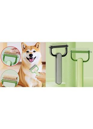 159 щетка для вычесывания шерсти. чесалка для животных чесалка pet comb 1-60 (240)