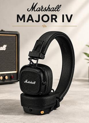 Беспроводные наушники marshall major iv black, bluetooth наушники маршал мажор 4 черные