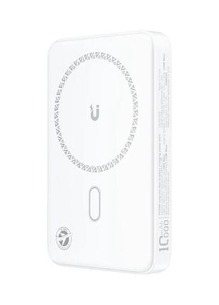 Внешний аккумулятор acefast m26-10000 pd20w magnetic fast wireless charging power bank white