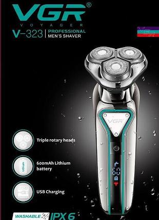 323 vgr чоловіча електробритва vgr v-323 razor v-323 (40)