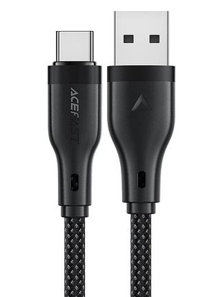 Кабель acefast c8-04 usb-a to usb-c charging data cable 1.2 м black (6974316282693)