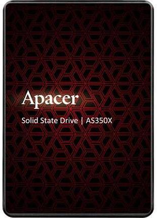 Накопичувач ssd apacer as350 128gb 2.5" 7mm sataiii standard (ap128gas350-1)