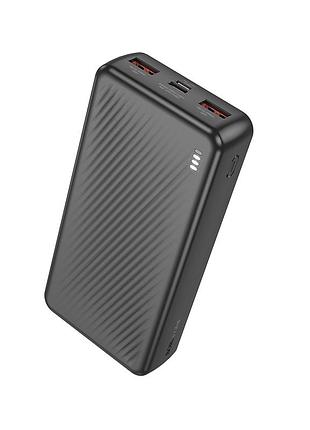Внешний аккумулятор borofone bj56a graceful 22.5w+pd20w fully compatible power bank (20000mah) black (6941991111822)