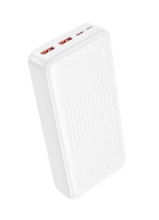 Внешний аккумулятор borofone bj80a clever 22.5w+pd20w fully compatible power bank (20000mah) white