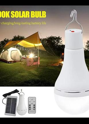 Кемпінговий ліхтар на сонячній батареї, водонепро, з usb-зарядкою energy-saving lamp ha-118 (50)