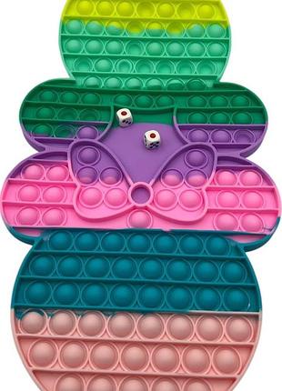 Aa3708 pop it мікі маус, гра з кубиками. 22*40 см.