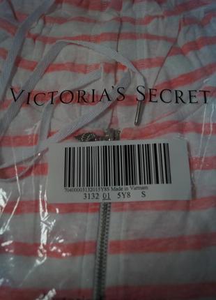 Кофта victorias secret смужку s victoria victorias вікторія сікрет смугаста капюшоном4 фото