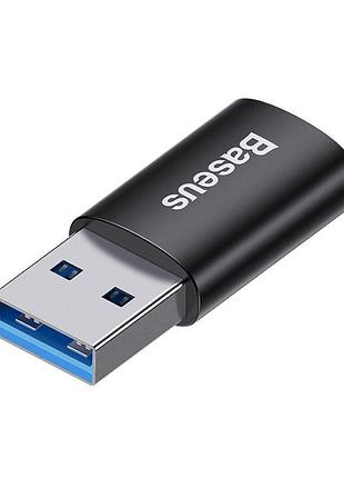 Адаптер baseus ingenuity series mini otg adaptor usb 3.1 to type-cblack (zjjq000101)