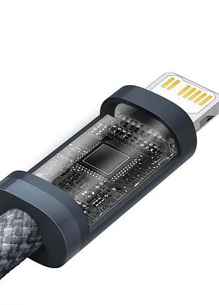 Кабель baseus dynamic series fast charging data cable type-c to ip 20w 1m slate gray (cald000016) 5